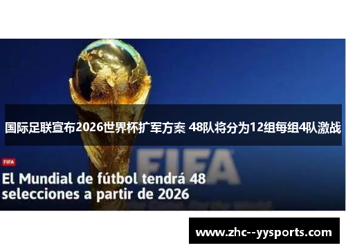 国际足联宣布2026世界杯扩军方案 48队将分为12组每组4队激战